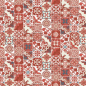 Preview: Mitteldecke Alysia Bordeaux 120x120